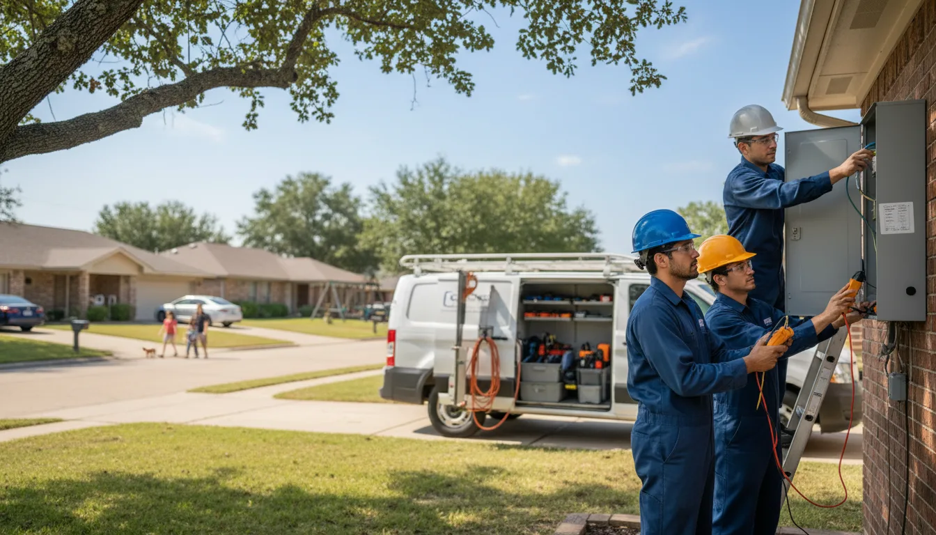 Certified electrician providing emergency electrical services in Newtown Square, PA